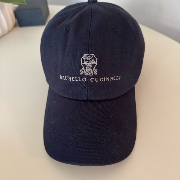 Brunello Cucinelli Other - Brunello Cucinelli Dark Blue Baseball Cap